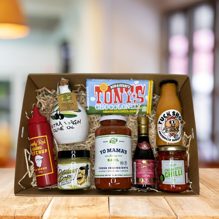 Corporate hampers available from Geelong Fresh Foods