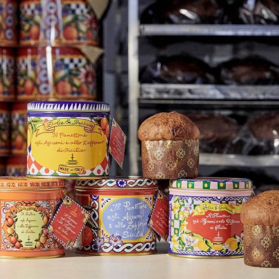 Dolce & Gabbana panettone products from Geelong Fresh Foods